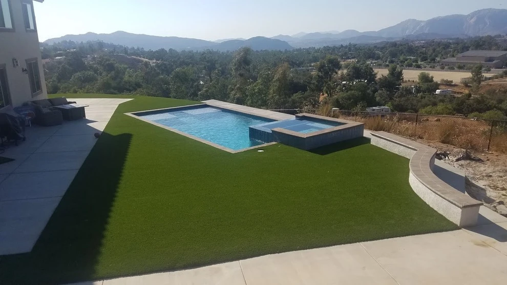 Alpine, CA Artificial Turf Installation Poolside by Home Turf Synthetic Grass - Photo 5