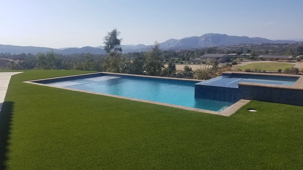 Alpine, CA Artificial Turf Installation Poolside by Home Turf Synthetic Grass - Photo 2