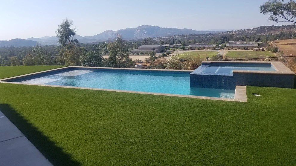 Alpine, CA Artificial Turf Installation Poolside by Home Turf Synthetic Grass - Photo 3