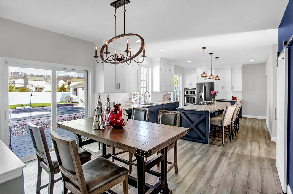 Blue and White Transitional Kitchen Renovation by Stacey Kocevar Designs, LLC - Photo 12