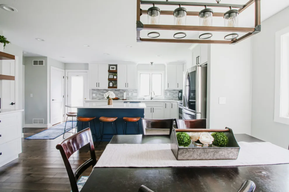 Blue and White Transitional Renovation by Traci Rauner Design - Photo 11