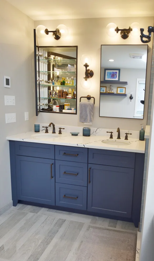 Azure Restroom by Hudson Valley Kitchen Design Center - Photo 2