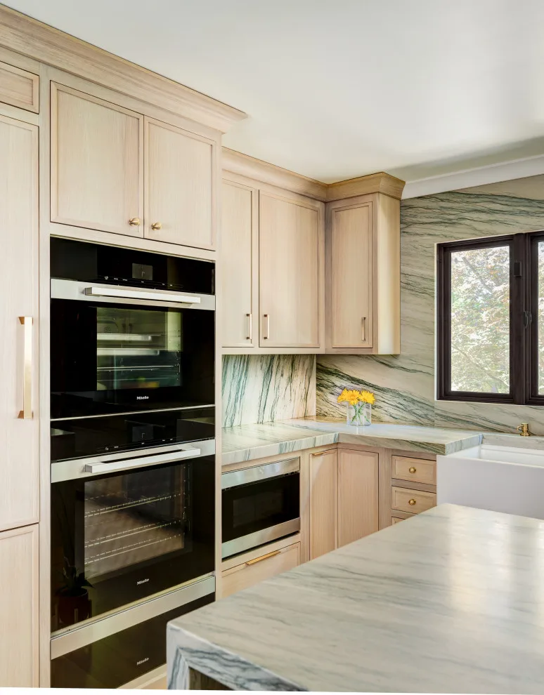 Charcoal-Trimmed Blue Island Kitchen by Adam Gibson Design - Photo 3