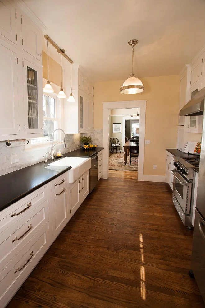Traditional Galley Kitchen in Boise's North End by Patricia Dunlop - Photo 3