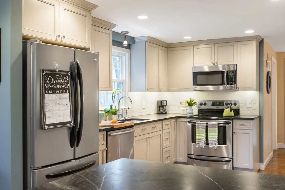 Contemporary Transitional Kitchen in Boxborough by Dawn Willis, Great Spaces Inc. - Photo 5