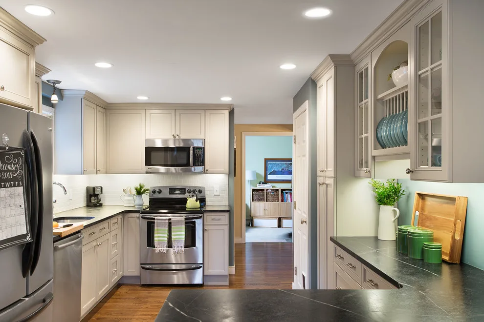 Contemporary Transitional Kitchen in Boxborough by Dawn Willis, Great Spaces Inc. - Photo 14