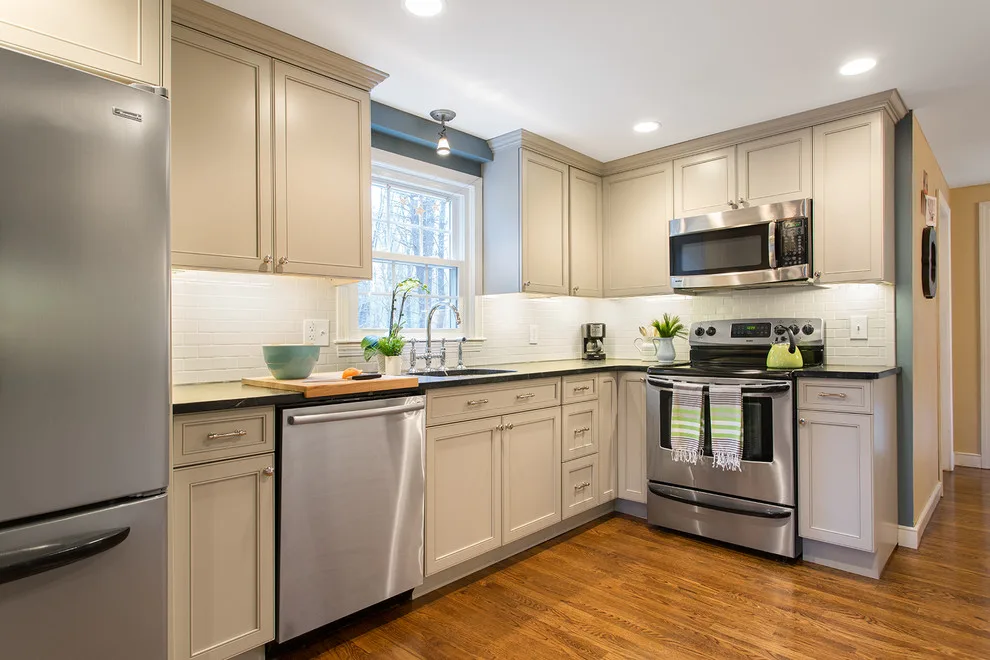 Contemporary Transitional Kitchen in Boxborough by Dawn Willis, Great Spaces Inc. - Photo 15