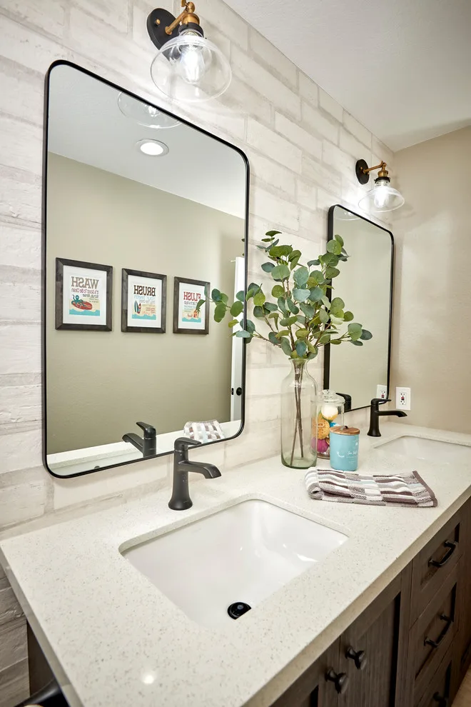 Rustic Bathroom for Boys by Signature Designs Kitchen | Bath | Interiors - Photo 3