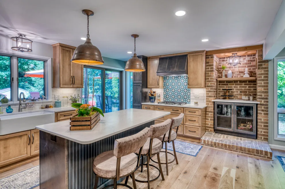 Brick-Enhanced Kitchen Renovation by Excel Remodeling - Photo 9