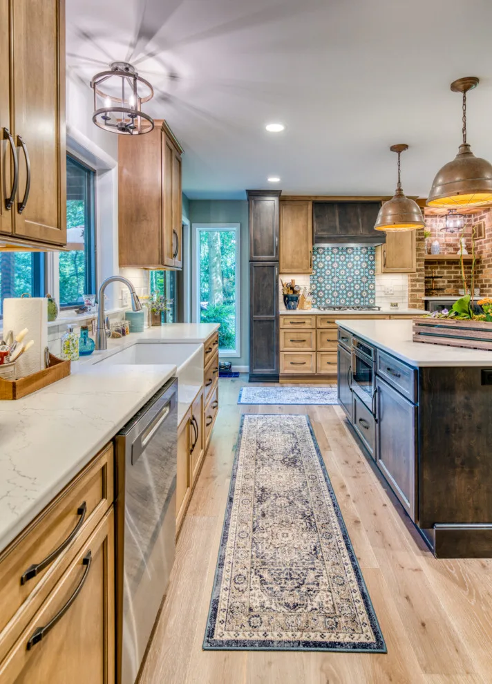 Brick-Enhanced Kitchen Renovation by Excel Remodeling - Photo 2