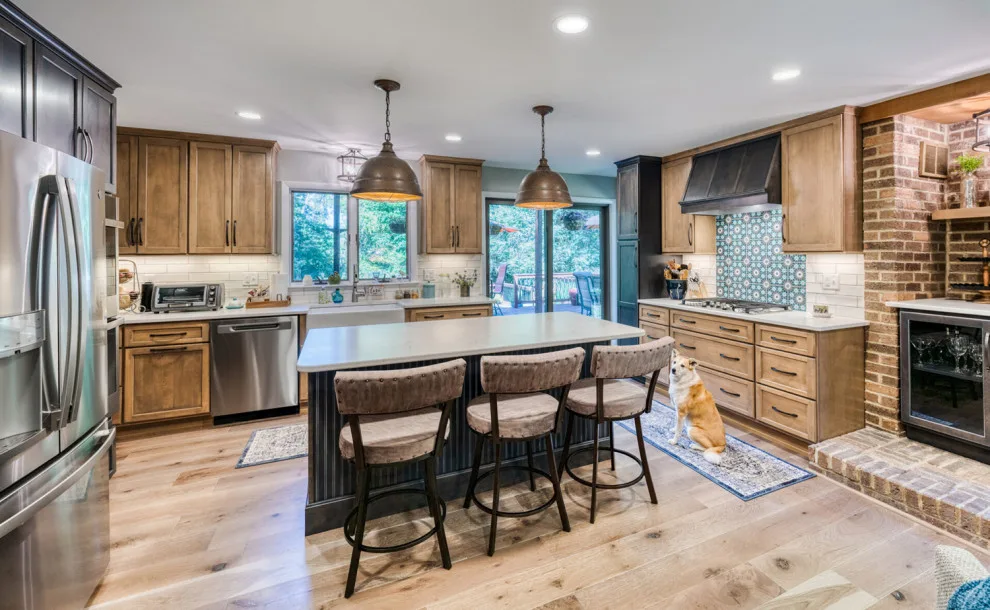 Brick-Enhanced Kitchen Renovation by Excel Remodeling - Photo 8
