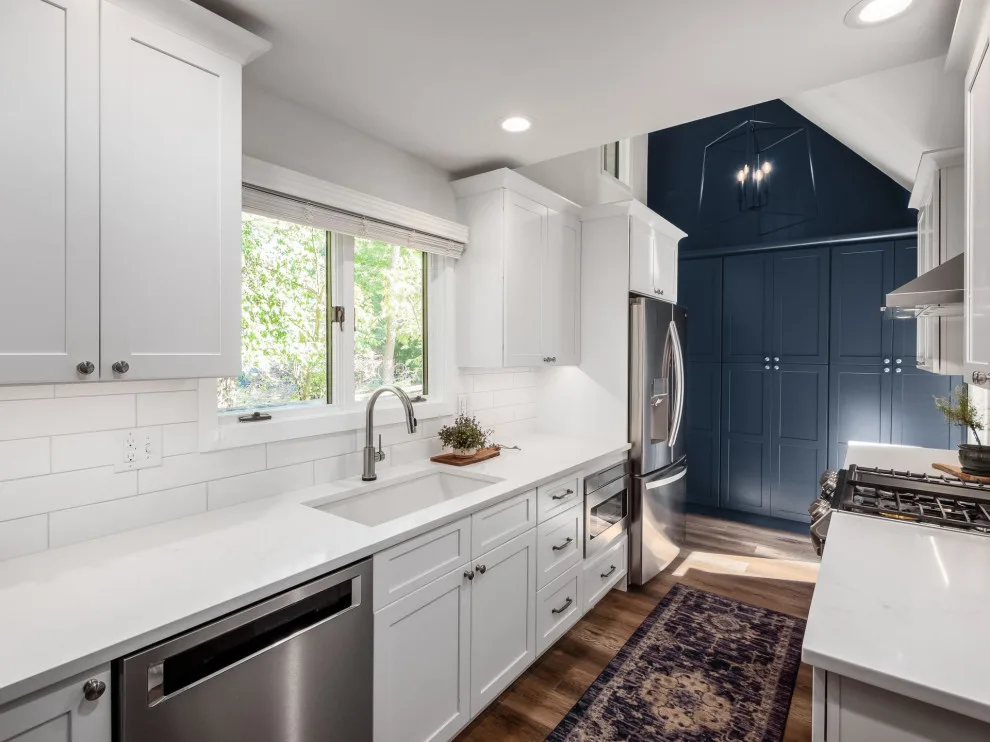 Luminous and Spacious Galley Kitchen by Residence Design Build Remodel - Photo 4