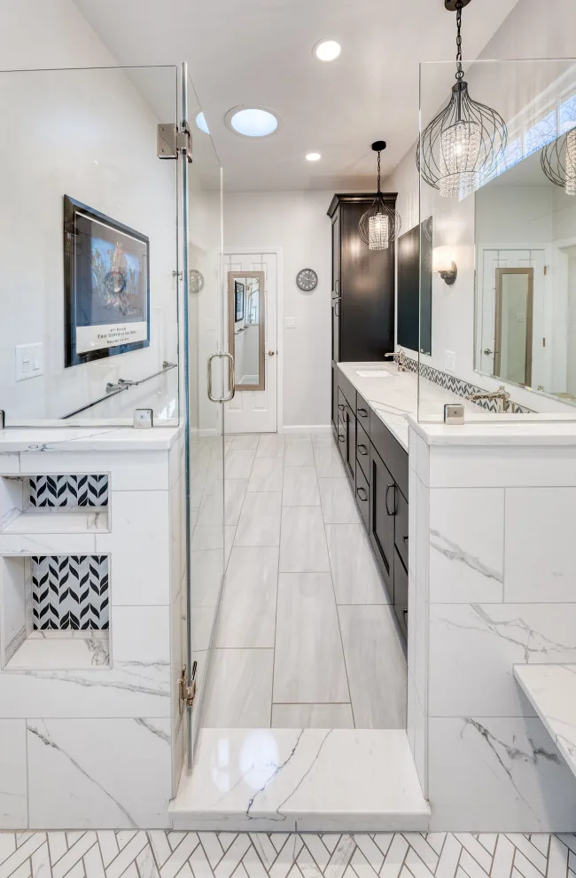 Radiant and Spacious Restroom by Excel Remodeling - Photo 9