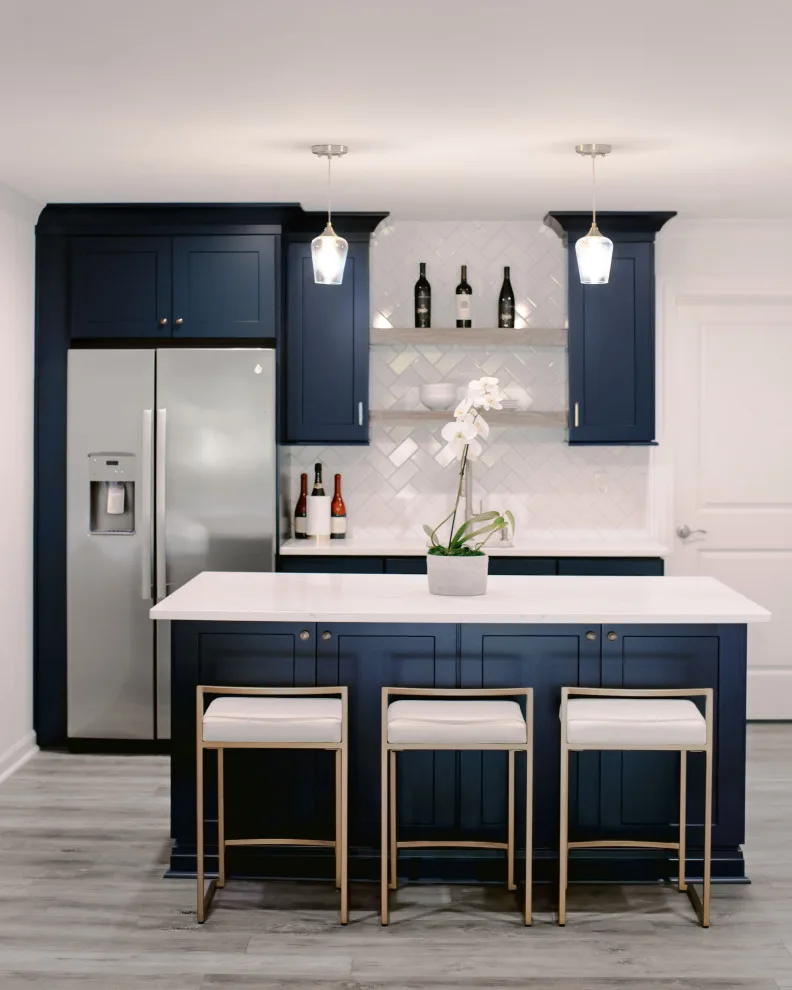 Blue Basement at Brookhaven by Rosa Moreno Kitchens - Photo 4