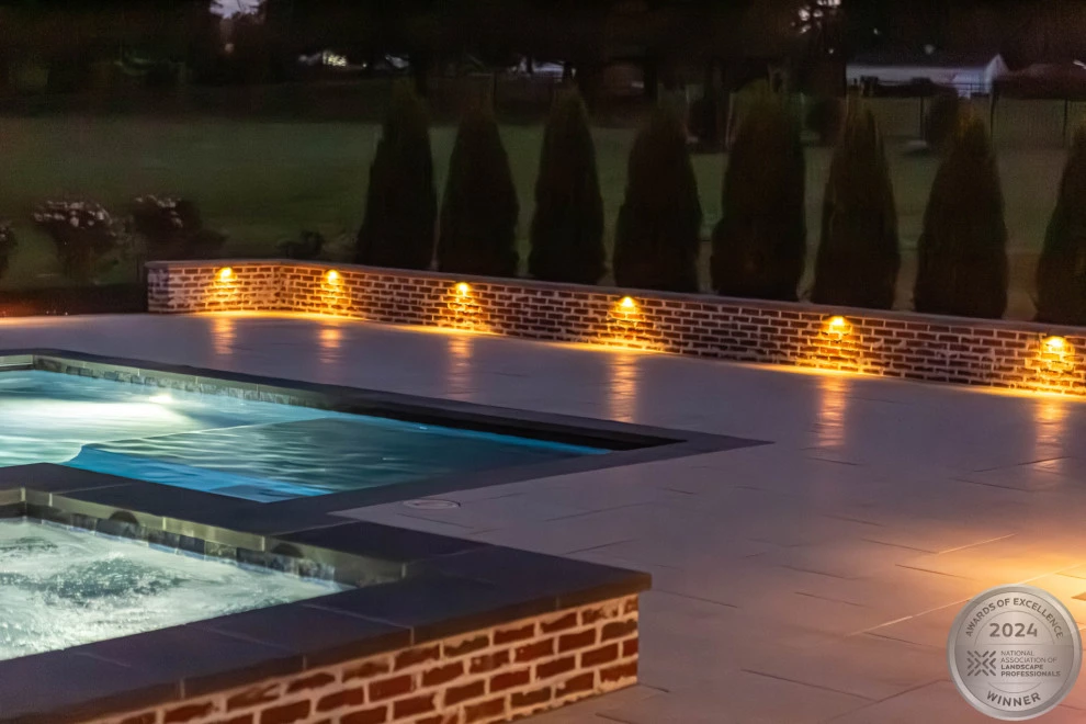 Bruffey Pool & Lighting by Hometown Landscape & Lawn Service - Photo 19