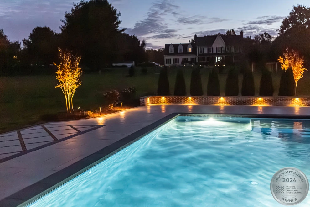 Bruffey Pool & Lighting by Hometown Landscape & Lawn Service - Photo 13