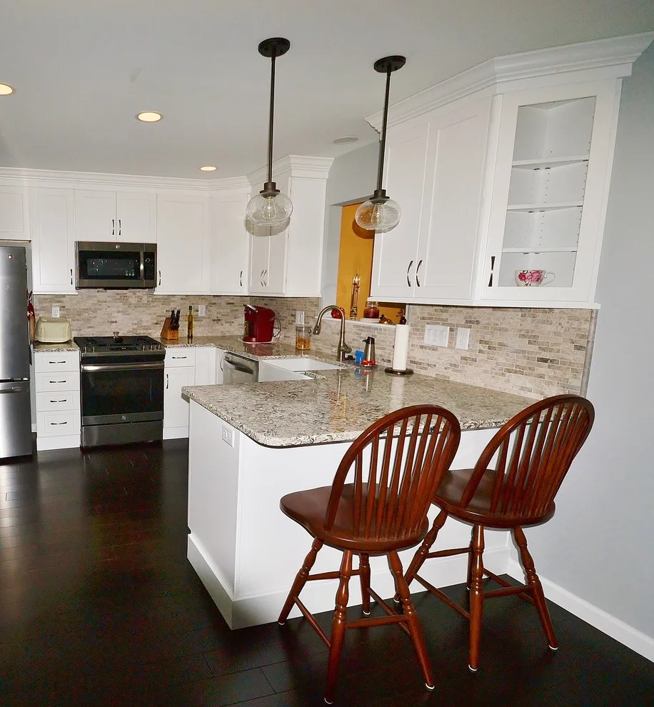 Brookhaven Kitchen Renovation with New Hardwood Flooring by Chester County Kitchen & Bath - Photo 4