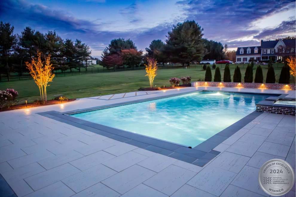 Bruffey Pool & Lighting by Hometown Landscape & Lawn Service - Photo 31