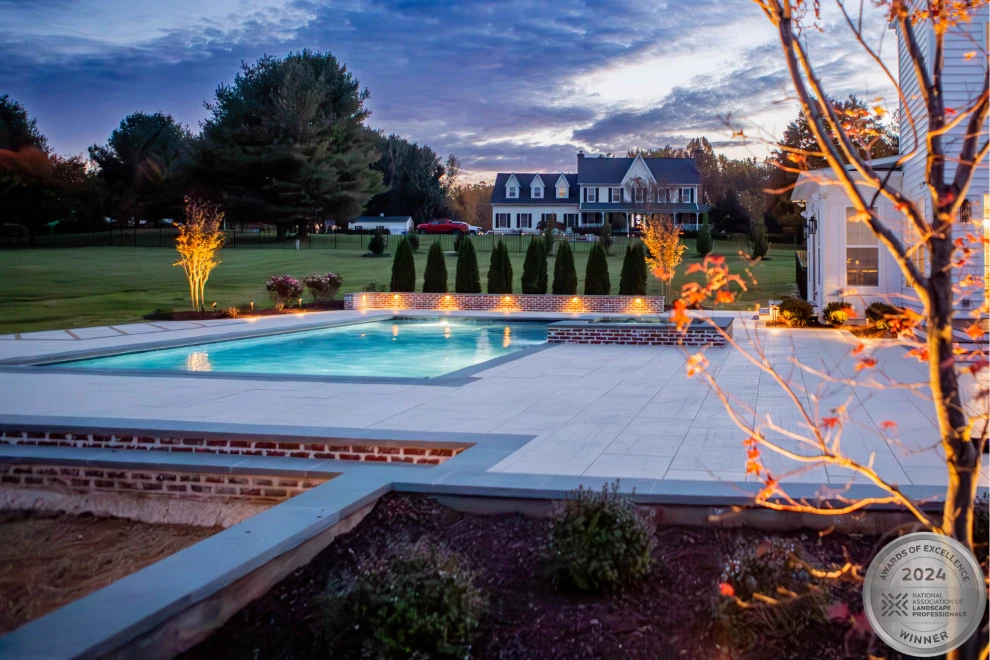Bruffey Pool & Lighting by Hometown Landscape & Lawn Service - Photo 23