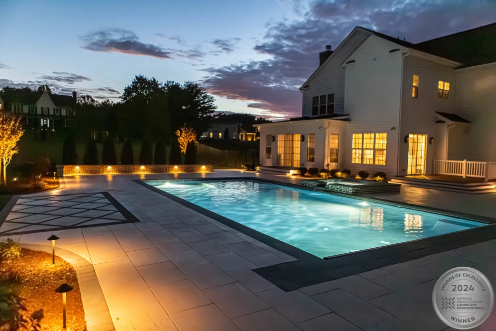 Bruffey Pool & Lighting by Hometown Landscape & Lawn Service - Photo 7