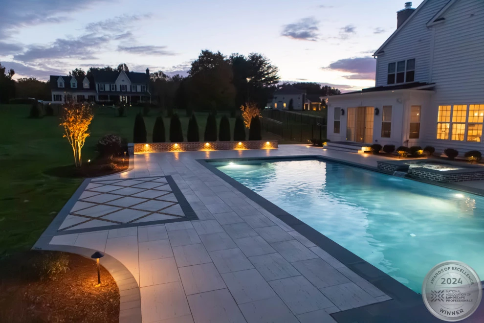 Bruffey Pool & Lighting by Hometown Landscape & Lawn Service - Photo 22