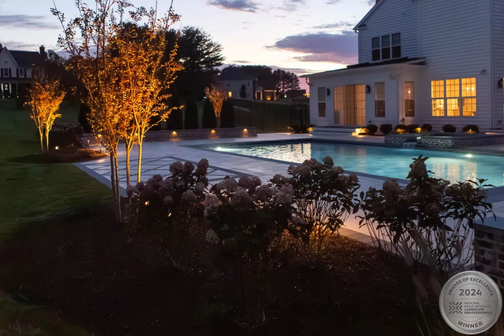 Bruffey Pool & Lighting by Hometown Landscape & Lawn Service - Photo 20