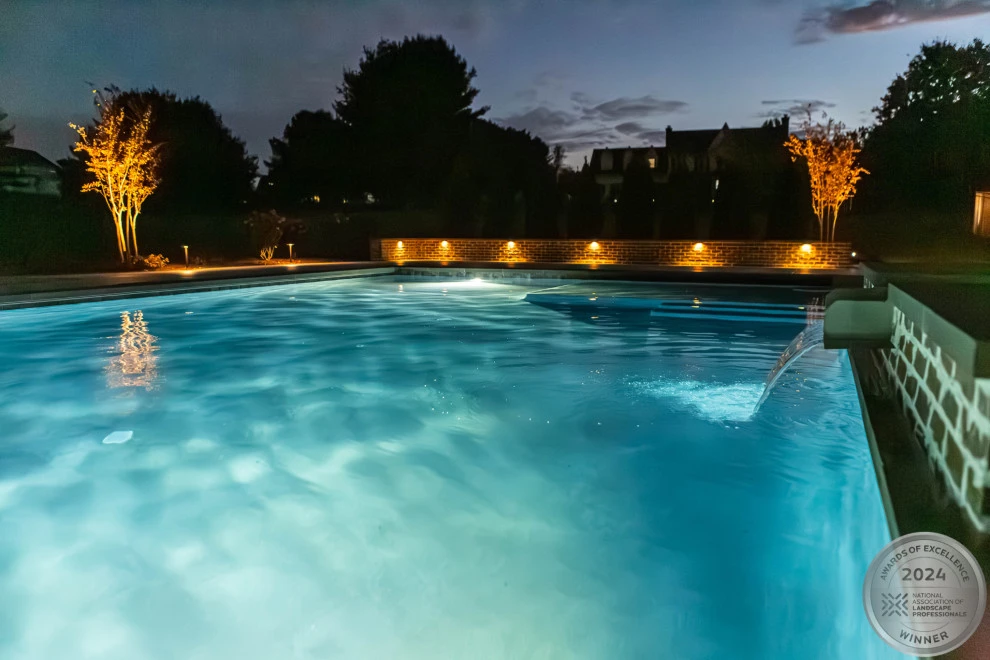 Bruffey Pool & Lighting by Hometown Landscape & Lawn Service - Photo 21