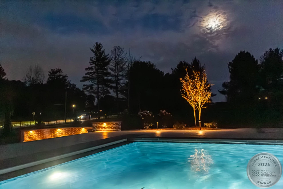 Bruffey Pool & Lighting by Hometown Landscape & Lawn Service - Photo 12