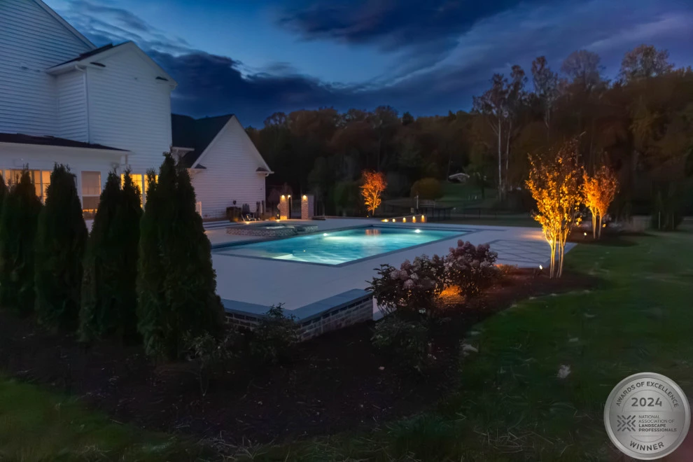 Bruffey Pool & Lighting by Hometown Landscape & Lawn Service - Photo 11