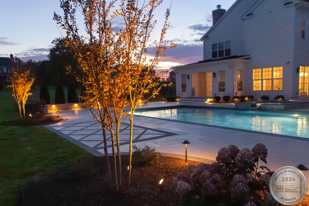 Bruffey Pool & Lighting by Hometown Landscape & Lawn Service - Photo 29