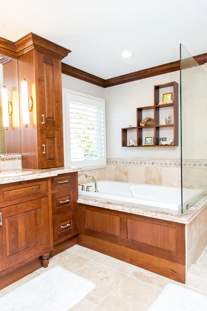 Sophisticated Cardiff Master Bathroom by La Costa Cabinets & Design - Photo 30