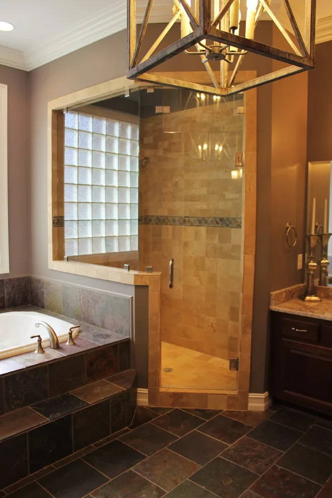 Carrington Way Transitional Master Bathroom by Highland Design+Build - Photo 7