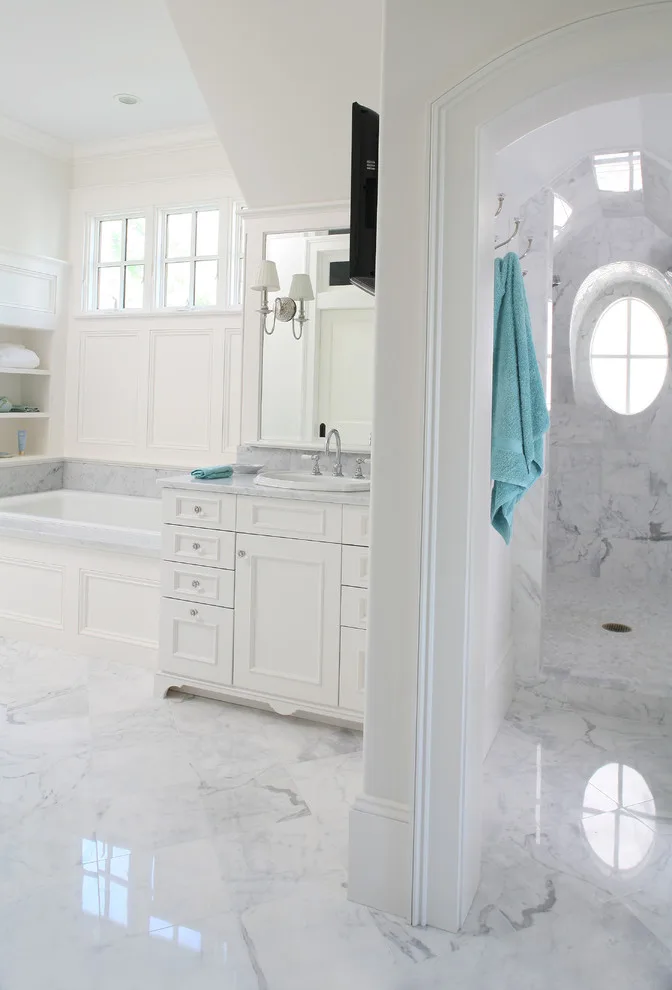Charleston Elegant White Kitchen and Bathroom by StoneWorks, Inc. - Photo 2