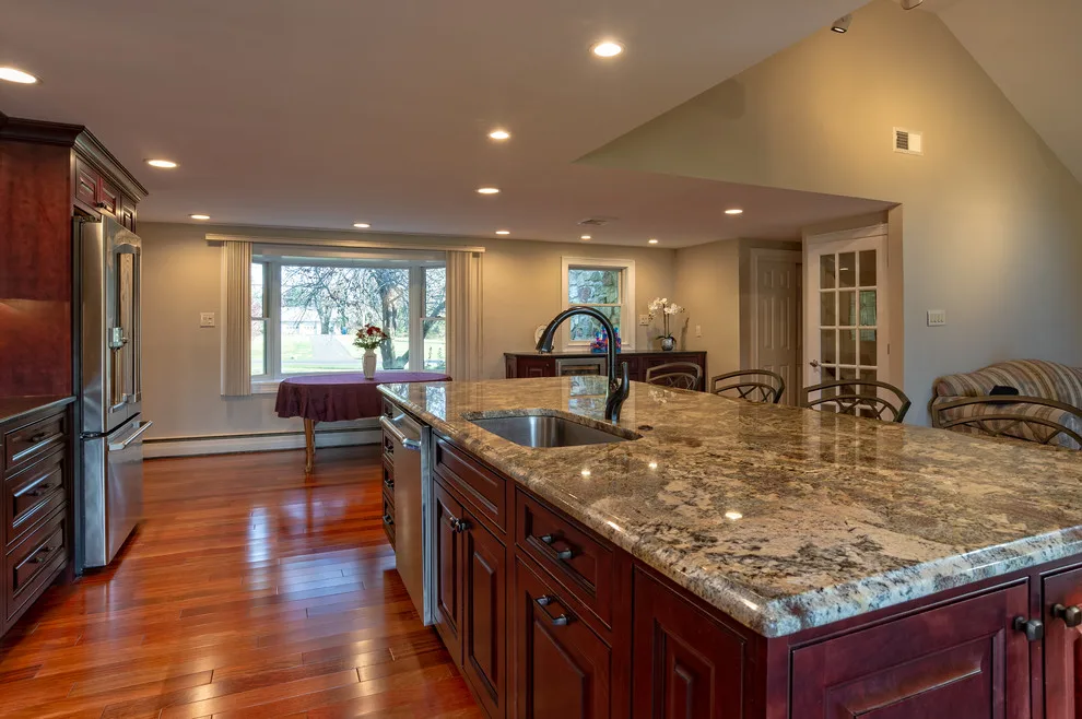 Cherry Beaded Inset Raised Panel Cabinetry by Main Line Kitchen Design - Photo 11