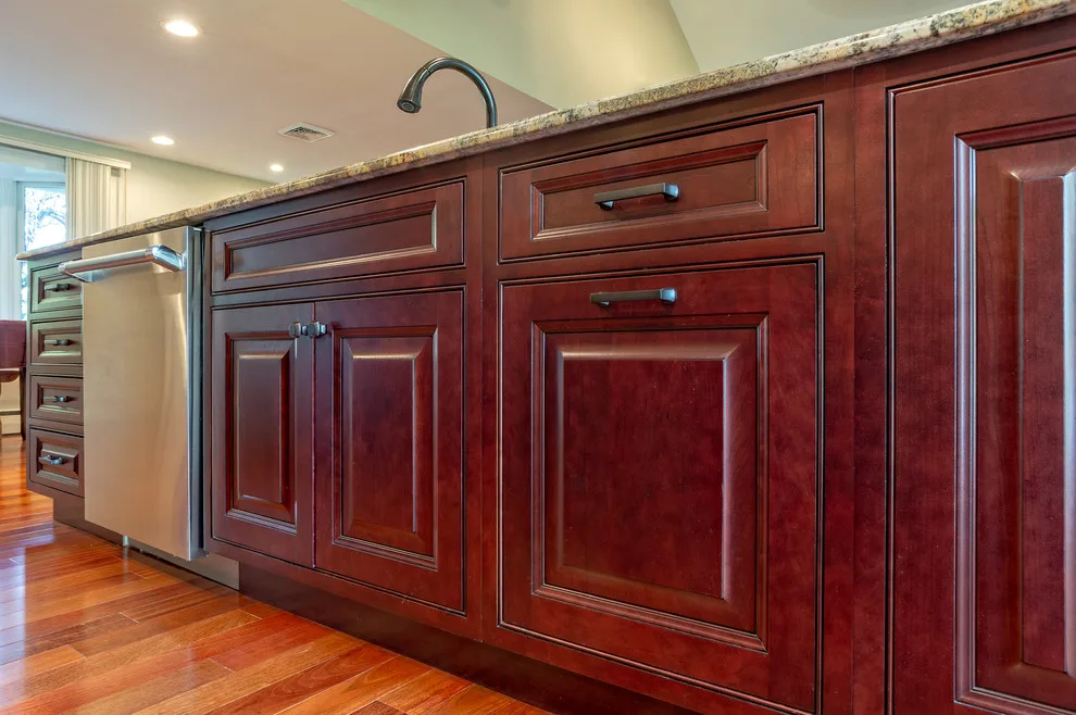 Cherry Beaded Inset Raised Panel Cabinetry by Main Line Kitchen Design - Photo 2