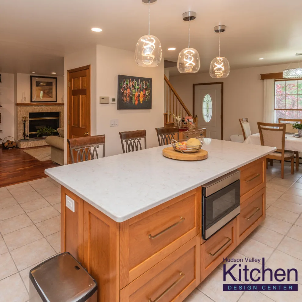 Cherry Borderless Cabinetry by Hudson Valley Kitchen Design Center - Photo 2