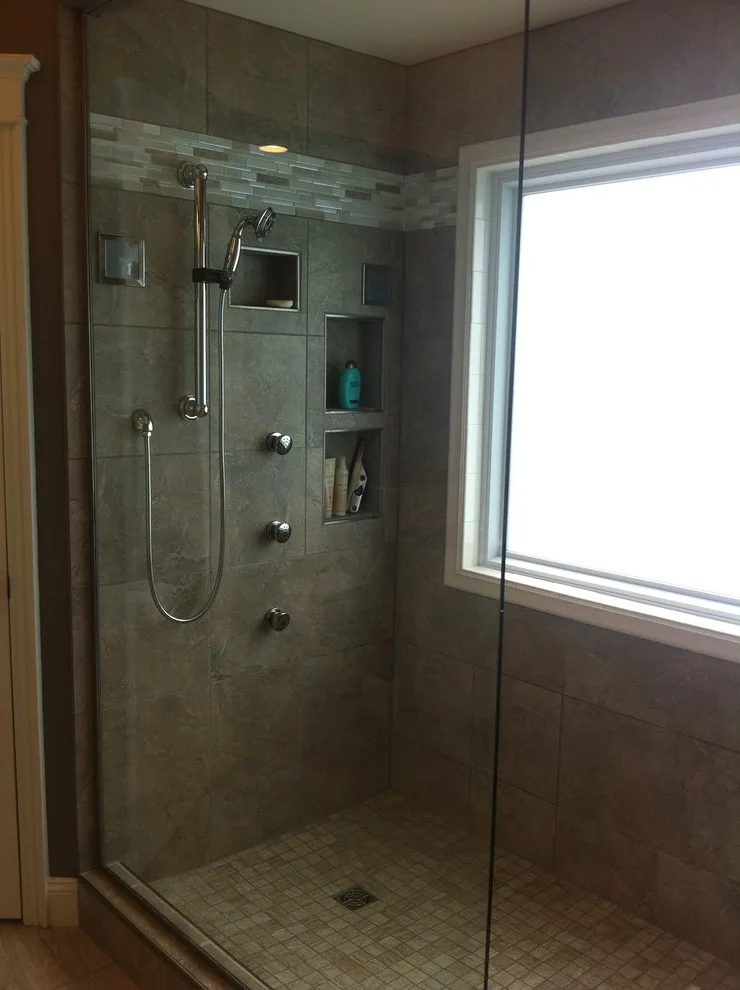 Timeless Grey Master Bathroom by Life-Style Design, LLC - Photo 2