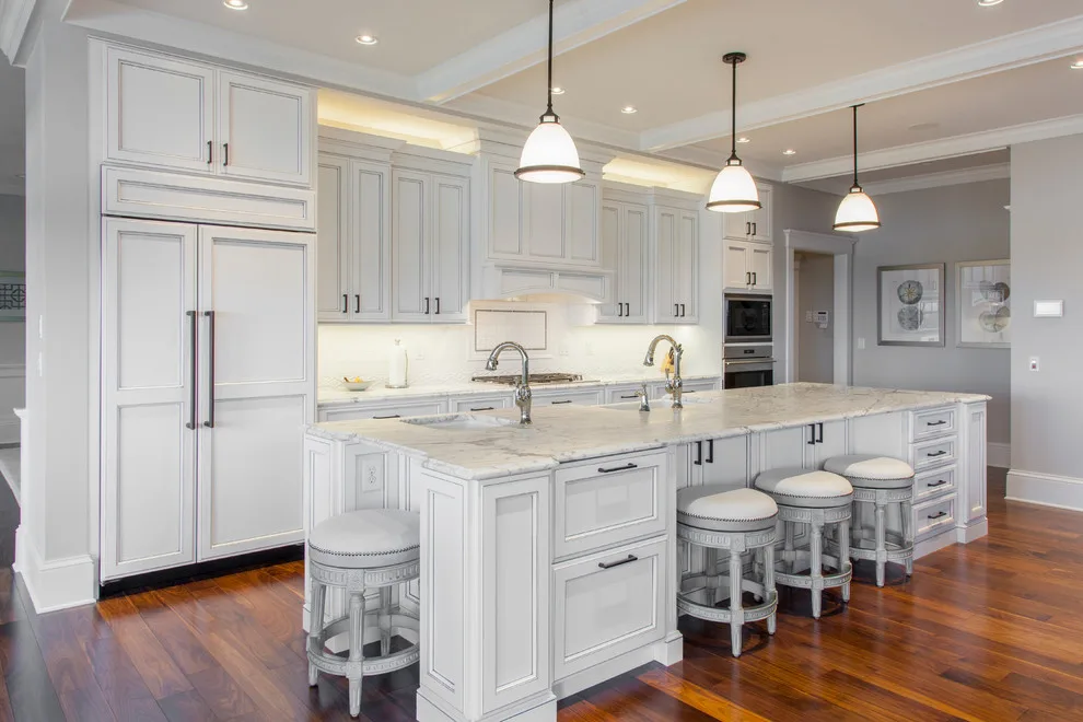 Crystal Lake Elegant White Kitchen by Chris Van Genechten - Kitchen & Bath Design - Photo 11