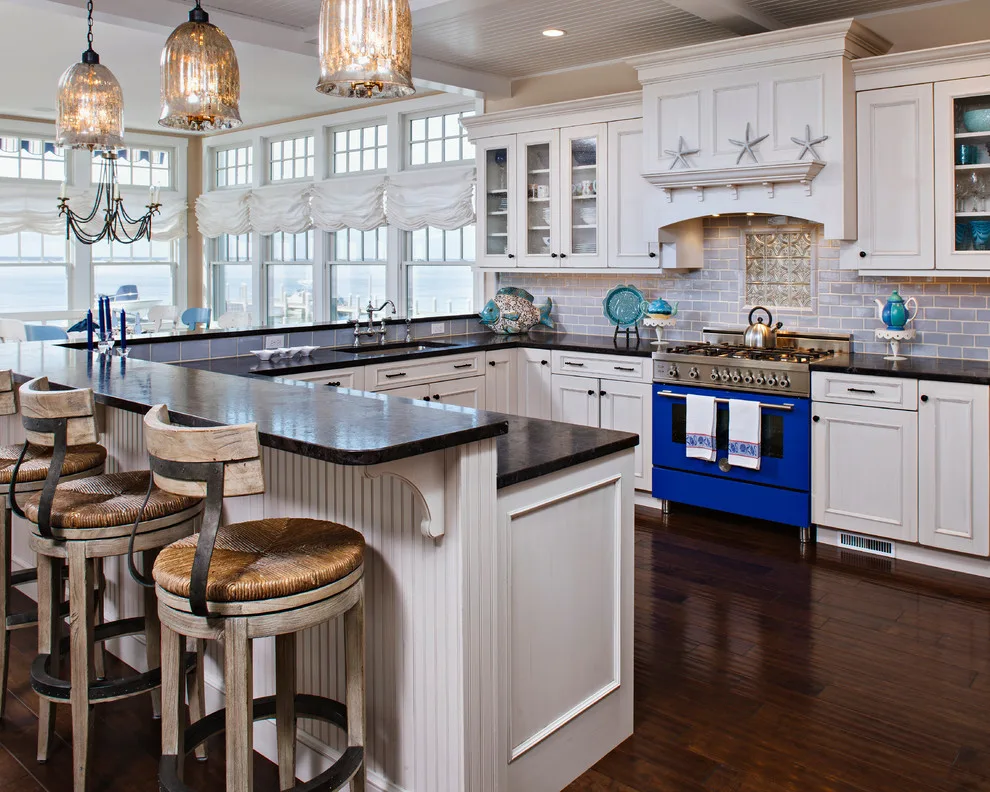 Harvey Cedars Blue Heaven Transition by Francie Milano Kitchens Inc. - Photo 3