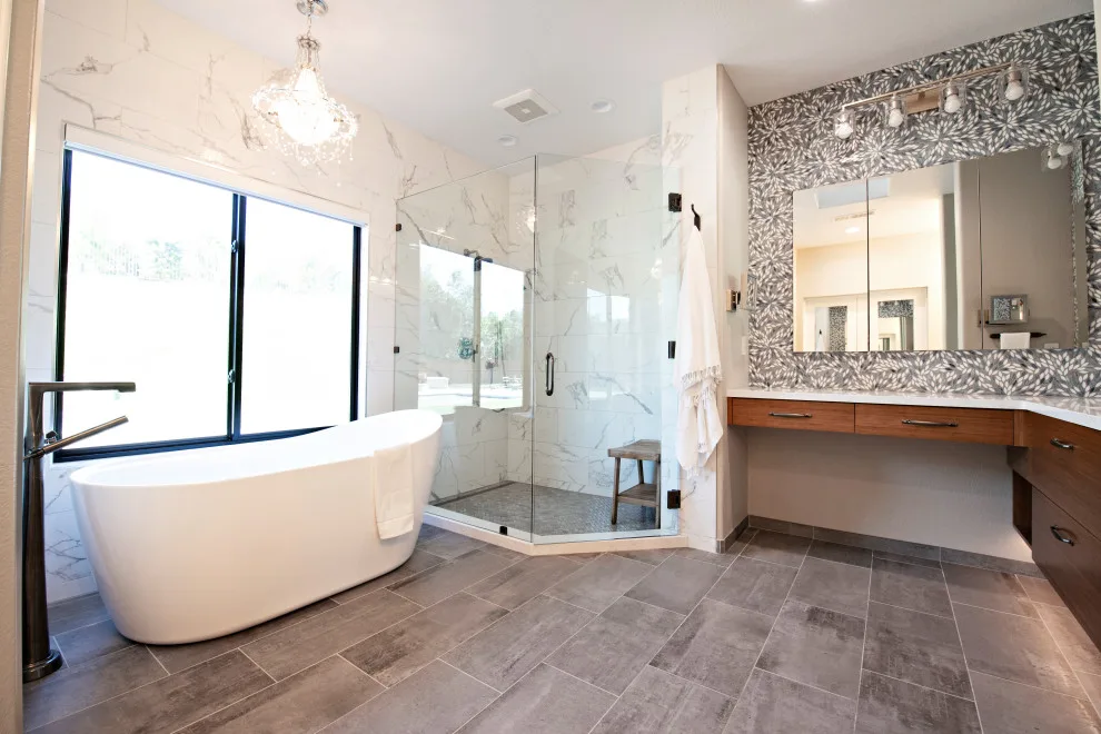 Beach-Themed Bathroom by La Costa Cabinets & Design - Photo 12
