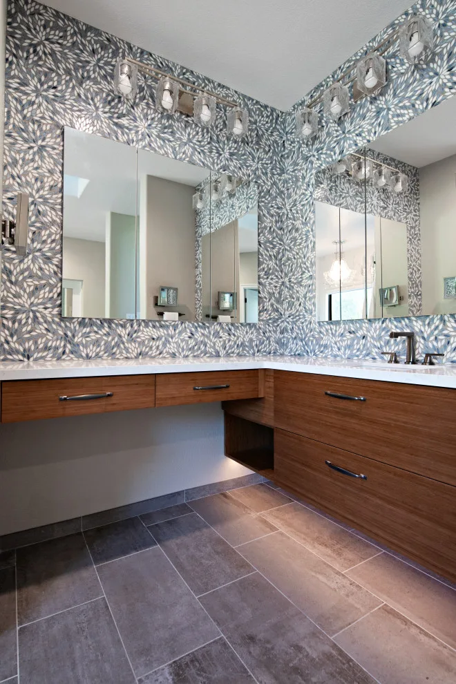 Beach-Themed Bathroom by La Costa Cabinets & Design - Photo 6