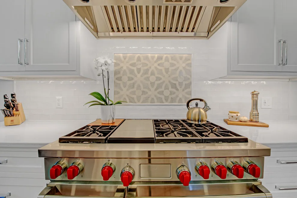 Beaded Inset Kitchen with Coffered Ceiling in Brighton by Main Line Kitchen Design - Photo 11