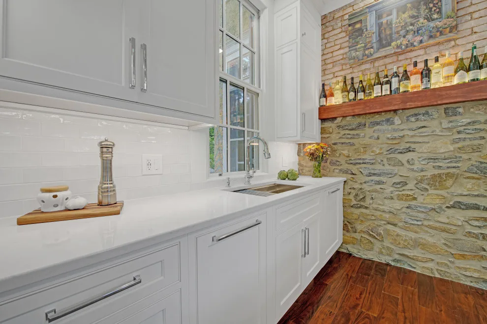 Beaded Inset Kitchen with Coffered Ceiling in Brighton by Main Line Kitchen Design - Photo 8
