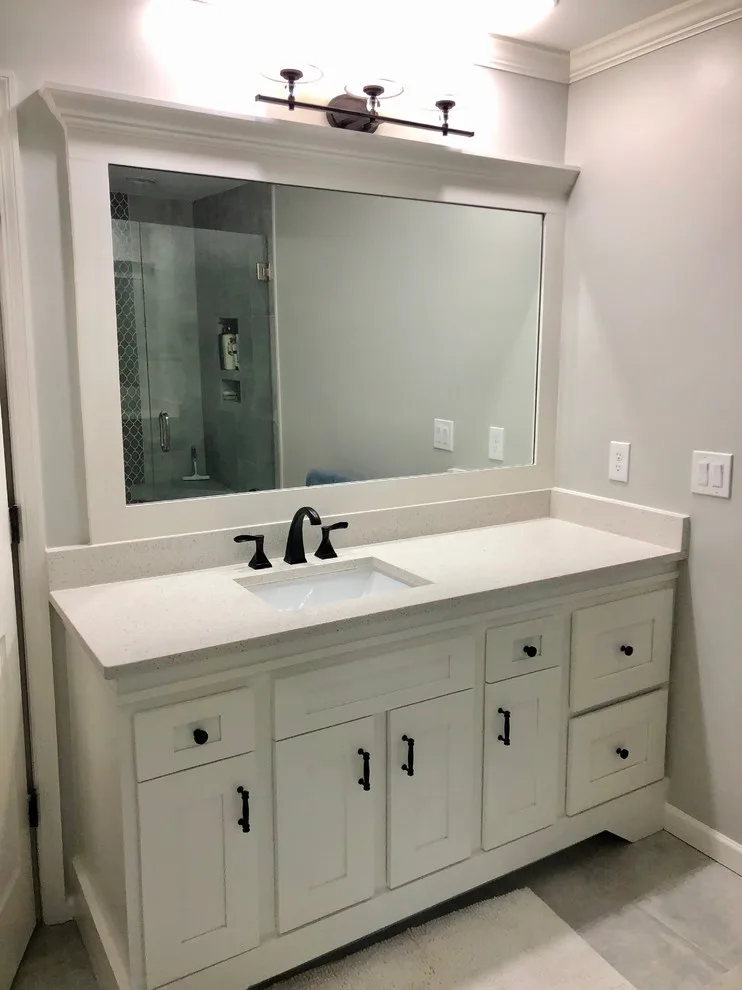 Colonial Master Bathroom Renovation by Interiors By Abraham - Photo 6