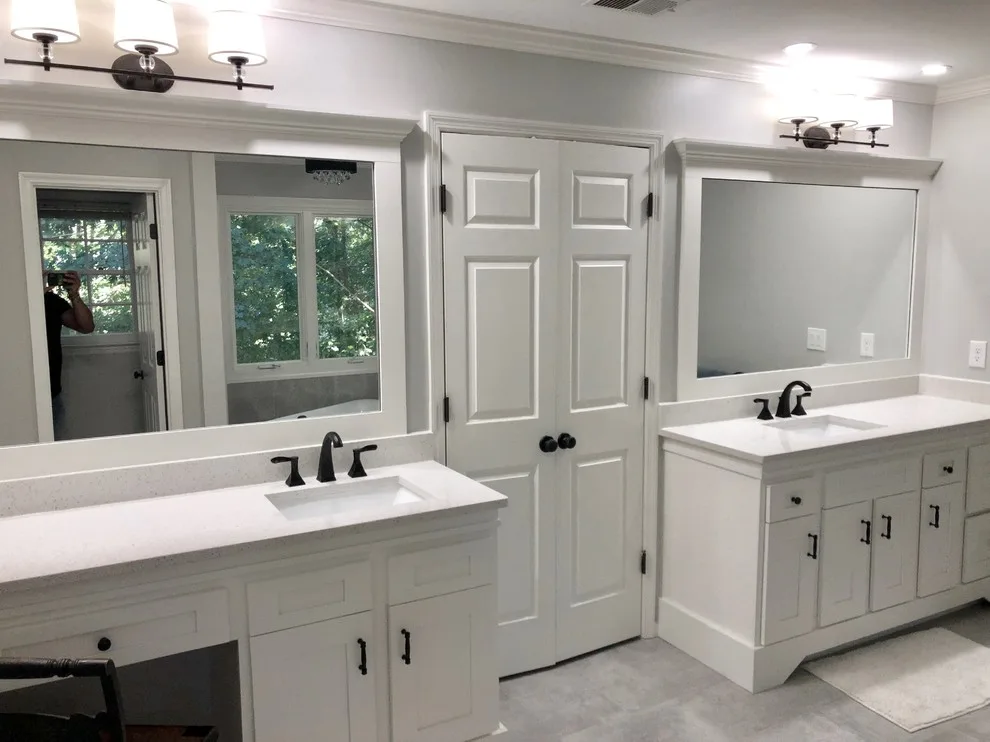Colonial Master Bathroom Renovation by Interiors By Abraham - Photo 8