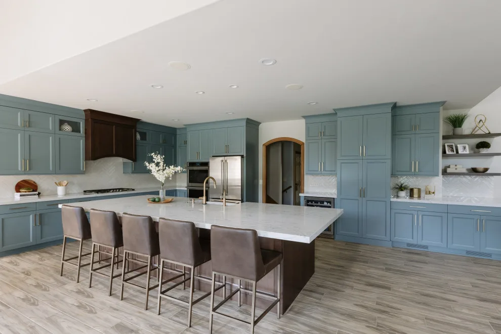 Vibrant Kitchen and Bathroom Renovation by CKF Co. - Photo 12