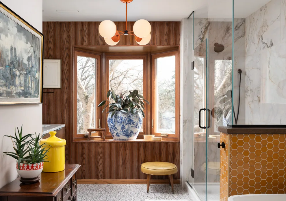 Vibrant Mid-Century Bathroom Set by Tricia Hauser Tidemann - Photo 5