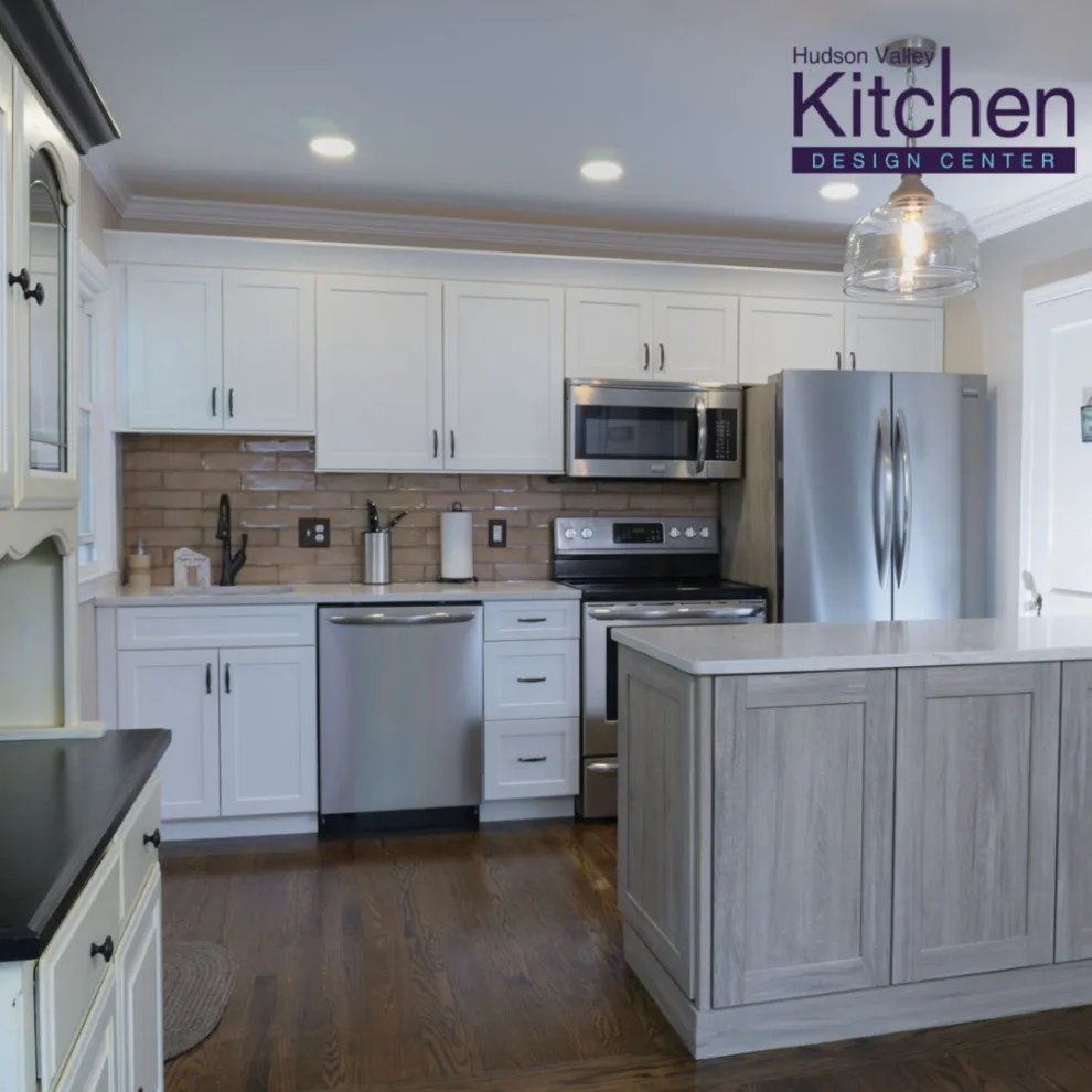 Minimalist Neutral Kitchen by Hudson Valley Kitchen Design Center - Photo 6