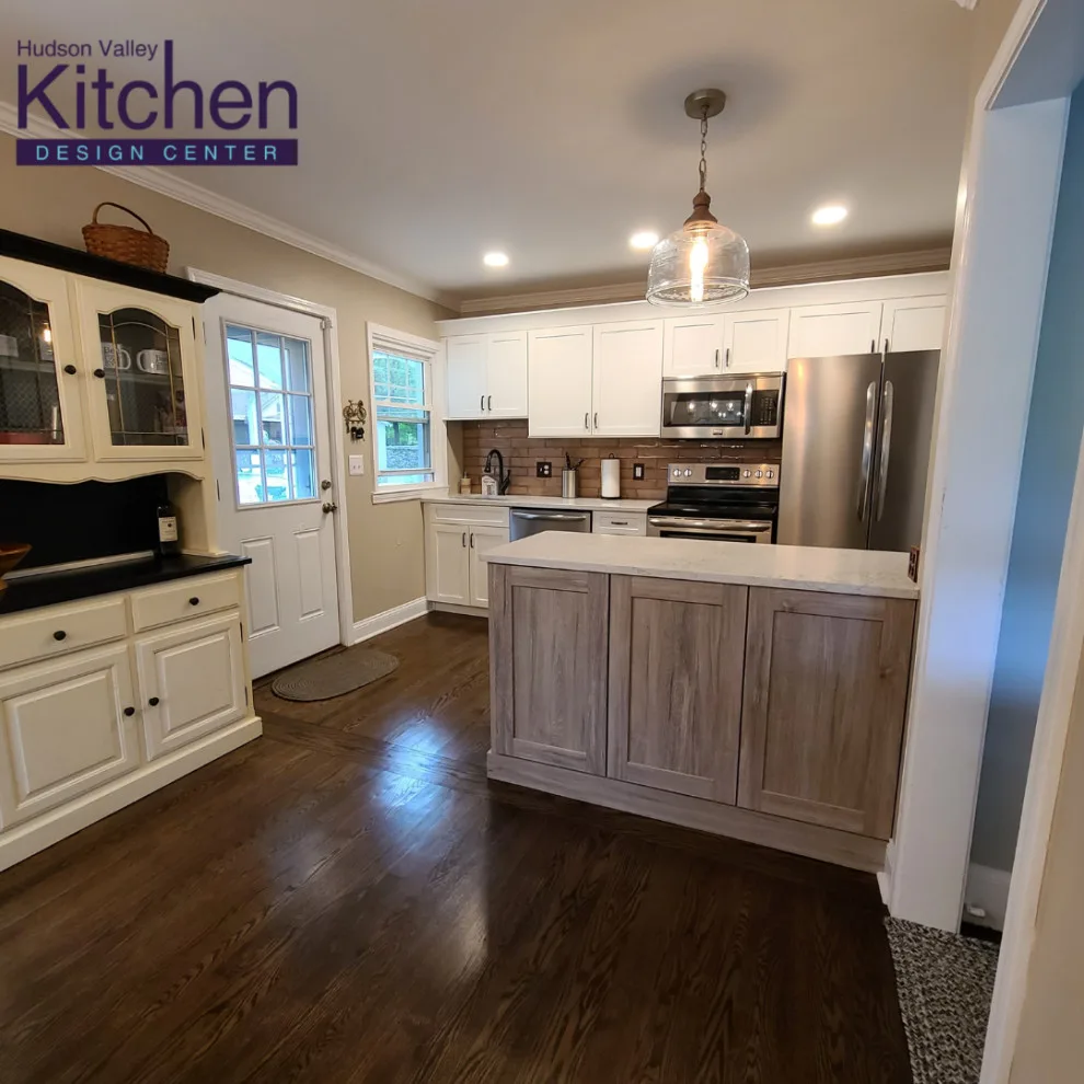 Minimalist Neutral Kitchen by Hudson Valley Kitchen Design Center - Photo 7