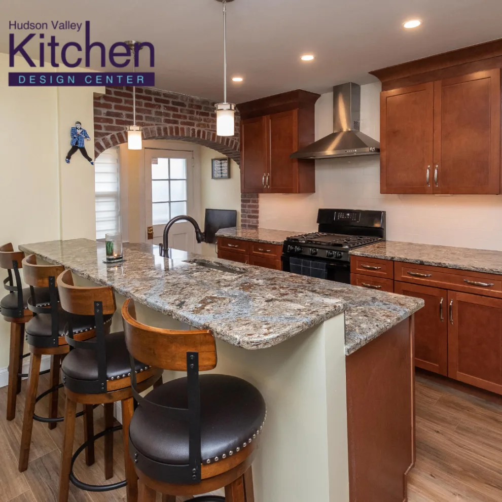 Half Bath in Condo Kitchen by Hudson Valley Kitchen Design Center - Photo 9